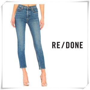 Re/Done Original 2018 High Rise Crop Skinny Jeans Size 29 #190-3WHRAC